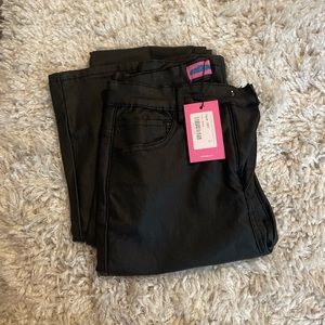 sold edikted leather flare pants
